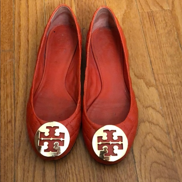 Tory Burch Orange Flats - Picture 3 of 5